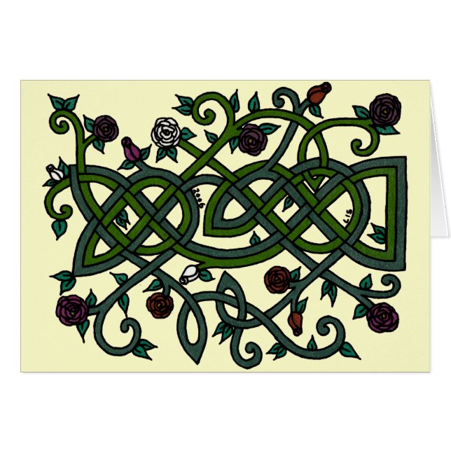 Tarjeta 2 de la rosaleda (Anverso (Horizontal))