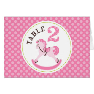 Tarjeta 2 de la tabla del chica del caballo
