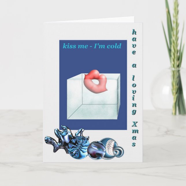 Tarjeta 2 del beso de Navidad de Anjo Lafin (Anverso)