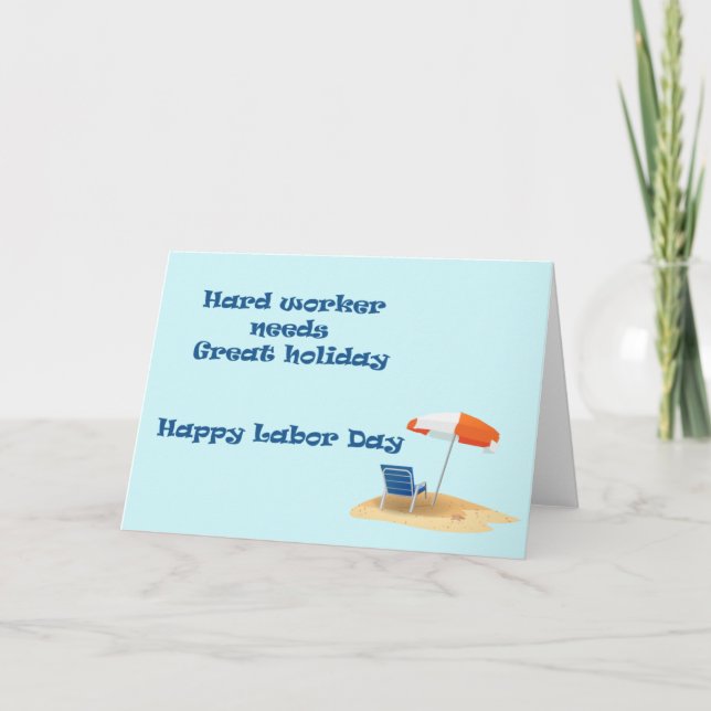 Tarjeta 2 del Día del Trabajo (Anverso)