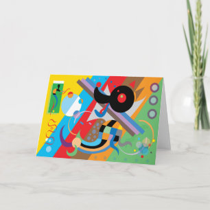 Tarjeta #2 del perrito de Kandinsky