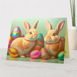 Tarjeta 2 Easter Bunny And Eggs Collection