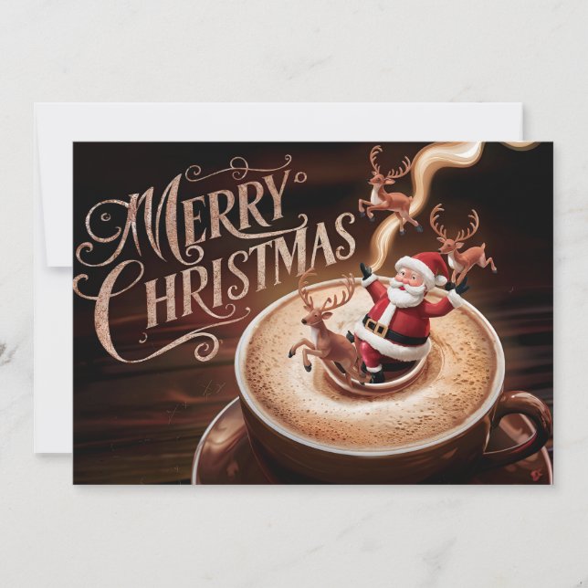 Tarjeta 2 para los Navidades de los amantes del ca (Anverso)
