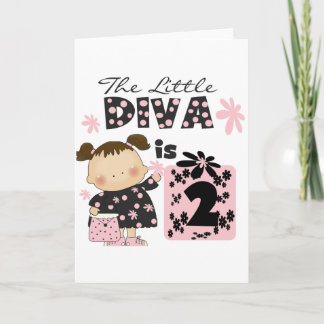 Tarjeta 2das camisetas y regalos del cumpleaños de la