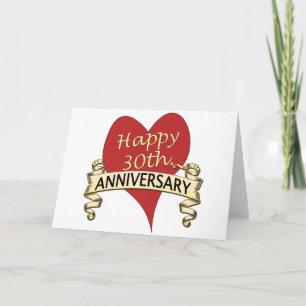 Tarjeta 30º Aniversario