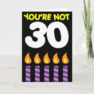 Tarjeta 30.º arancel gracioso