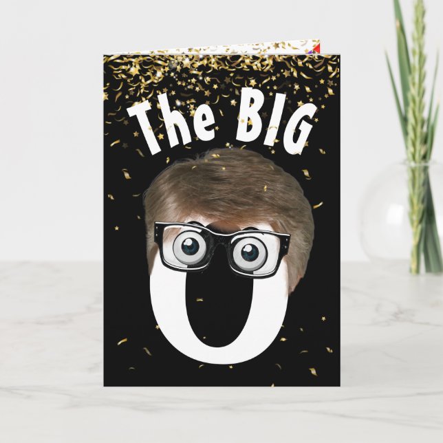 Tarjeta 30.º Cumpleaños De Un Negro (Anverso)