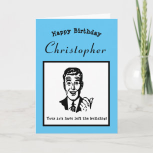 Tarjeta 30.º cumpleaños Personalizado retro divertida pers