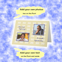 30.º cumpleaños tus fotos y texto