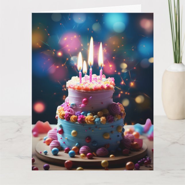 TARJETA 30.º FABULOSO CUADRO DE CUMPLEAÑOS (Anverso)