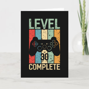 Tarjeta 30.º Regalo de cumpleaños Niños Nivel 30 1991