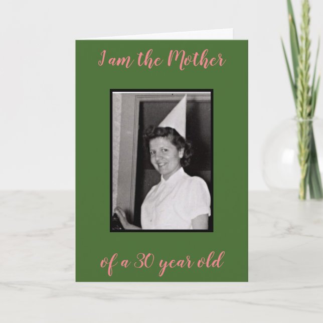 Tarjeta 30 años (Anverso)