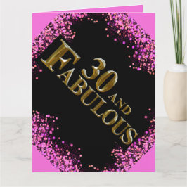 Tarjeta 30 cumpleaños