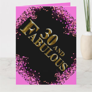 Tarjeta 30 cumpleaños