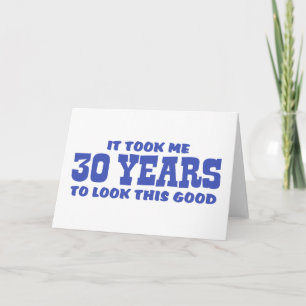 Tarjeta 30 cumpleaños