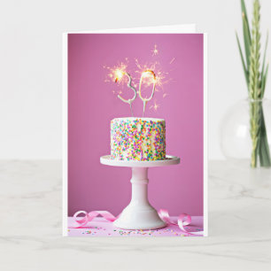 TARJETA **30** CUMPLEAÑOS DESEA *ESPECIAL DAMA*