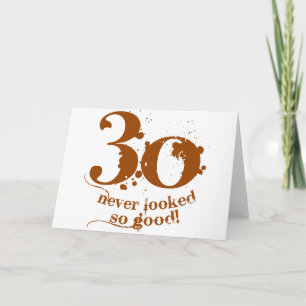 Tarjeta ¡30 nunca parecido tan bueno!