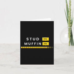 Tarjeta 30 Tornillos 70 Muffin Diciendo Día del Padre Homb