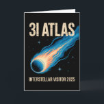 Tarjeta 31_atlas Visitante de Astronomía al estilo Interes<br><div class="desc">31_atlas Visitante de Astronomía al estilo Interestelar 2025 Retro</div>