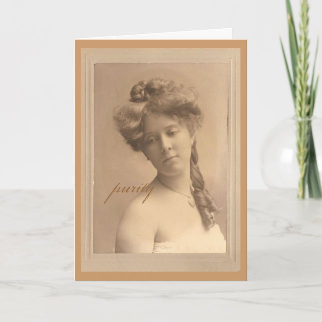 Tarjeta 32208 069a, Biblia de pureza Verse Greeting Card (Anverso)