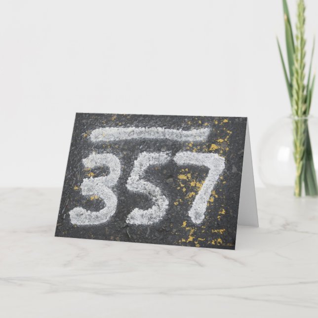 Tarjeta 357 Mason's and Angel Number (Anverso)