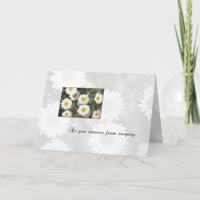 Tarjeta 3618 Recuperación Del Daisy De La Cirugía (Anverso)