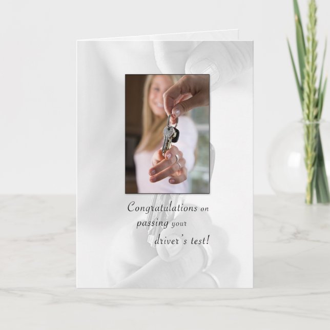 Tarjeta 3715 Felicidades por aprobar la licencia de conduc (Anverso)