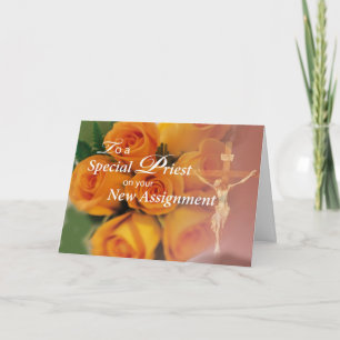 Tarjeta 3764 bendiciones al sacerdote en la nueva