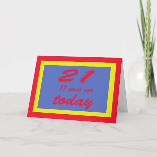 Tarjeta 38 cumpleaños (Anverso)