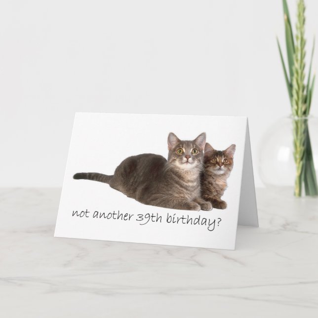 Tarjeta 39.º cumpleaños (Anverso)