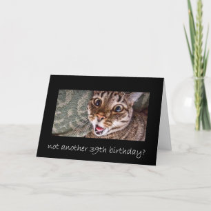 Tarjeta 39.º cumpleaños