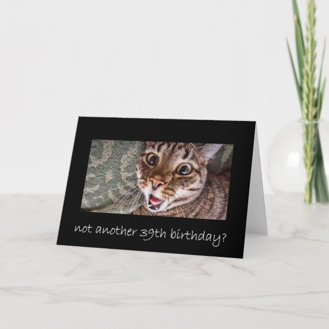 Tarjeta 39.º cumpleaños (Anverso)