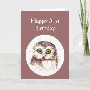 Tarjeta 39.º cumpleaños que te ama, Humor de Lechuza Cuta