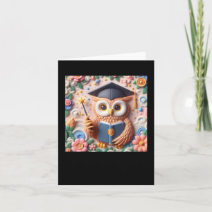 Tarjeta 3.ª Lechuza #6 Pegatina