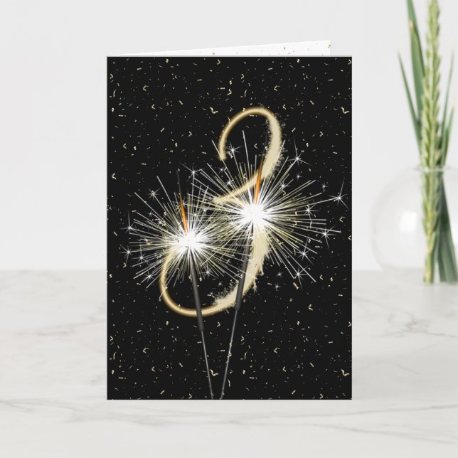 Tarjeta 3.ᵉʳ boda aniversario (Anverso)