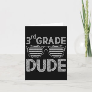 Tarjeta 3.ᵉʳ Colegio Estudiantes de tercer grado