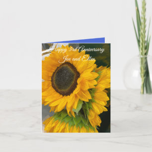 Tarjeta 3.ᵉʳ girasol