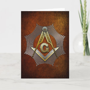 Tarjeta 3.ᵉʳ Grado: Maestro Mason