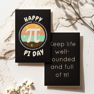 Tarjeta 3.14 Día Nacional del Diseño de Pi - Feliz Día de 