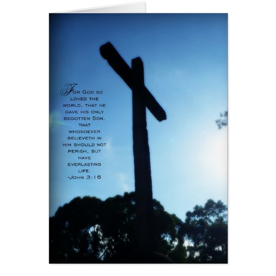 Tarjeta 3:16 de Juan