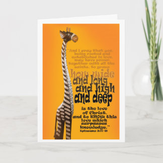 Tarjeta 3:17 de Ephesians - 19