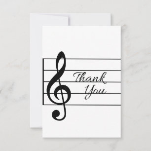 Tarjeta 3 de agradecimiento musical