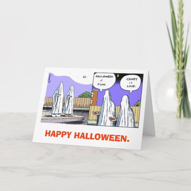 Tarjeta #3 de Halloween (Anverso)