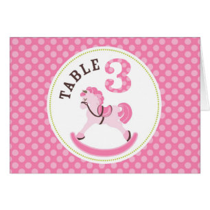 Tarjeta 3 de la tabla del chica del caballo