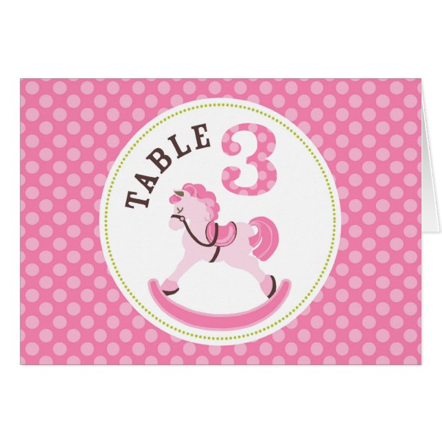 Tarjeta 3 de la tabla del chica del caballo (Anverso (Horizontal))