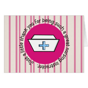 Tarjeta #3 del aprecio del instructor de la