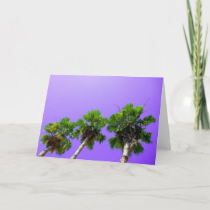 Tarjeta ~3 Palmas~ GRANDES TARJETAS, ¡PERSONALIZAR!