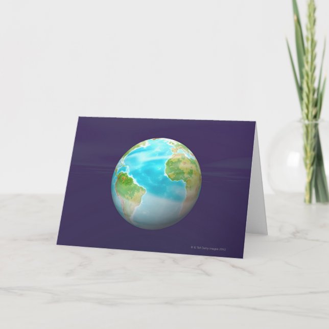 Tarjeta 3D globo 4 (Anverso)
