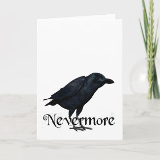 Tarjeta 3D Raven nunca más