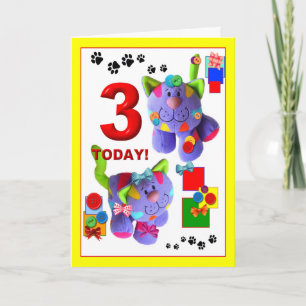 Tarjeta 3ro. Cumpleaños